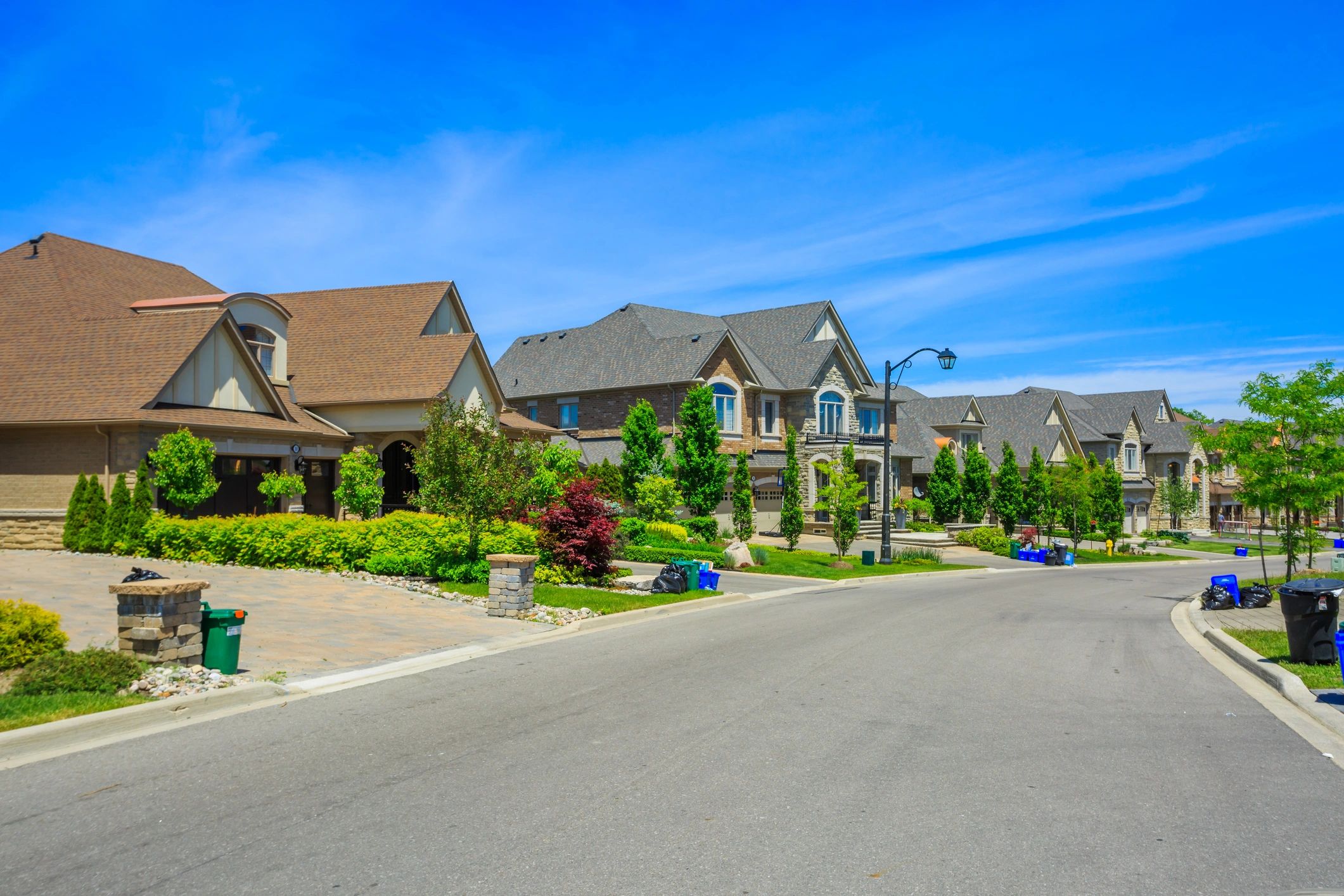 Custom built luxury house in the suburbs.